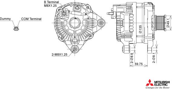 KUTNAK AUTOMOTIVE 723650/M - Генератор vvparts.bg