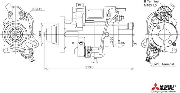 KUTNAK AUTOMOTIVE 723373/M - Стартер vvparts.bg