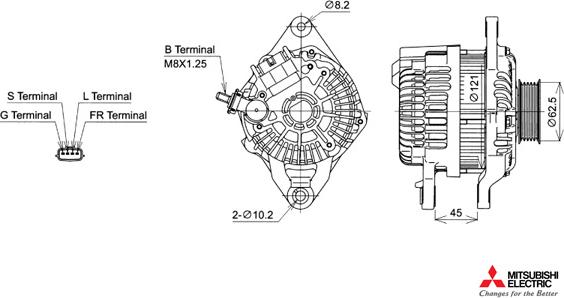 KUTNAK AUTOMOTIVE 722494/M - Генератор vvparts.bg