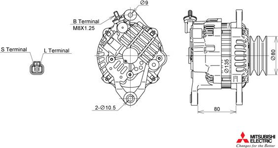 KUTNAK AUTOMOTIVE 722408/M - Генератор vvparts.bg