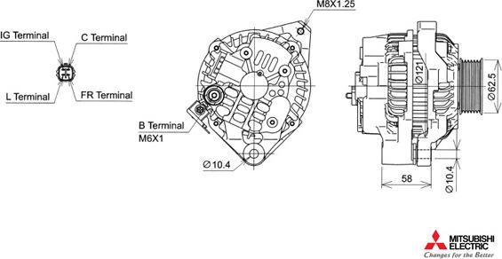 KUTNAK AUTOMOTIVE 722485/M - Генератор vvparts.bg