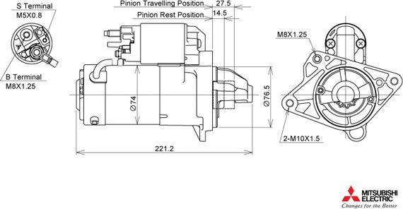 KUTNAK AUTOMOTIVE 722568/M - Стартер vvparts.bg