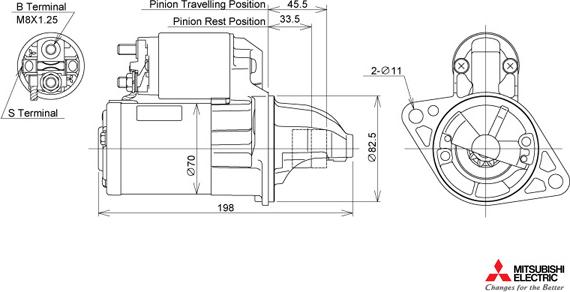 KUTNAK AUTOMOTIVE 722579/M - Стартер vvparts.bg