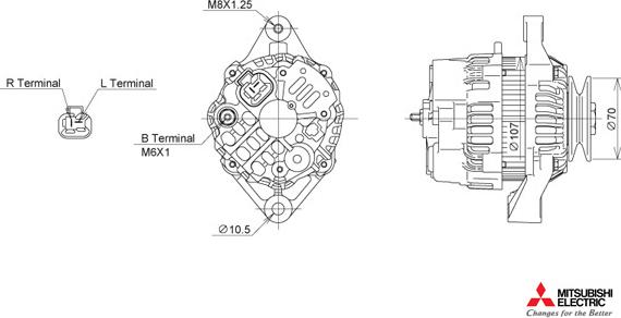 KUTNAK AUTOMOTIVE 722350/M - Генератор vvparts.bg