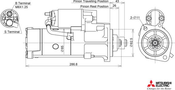 KUTNAK AUTOMOTIVE 722313/M - Стартер vvparts.bg