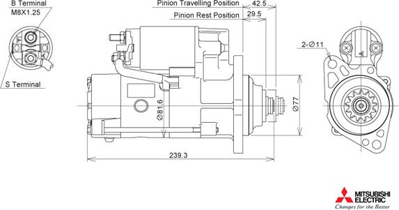 KUTNAK AUTOMOTIVE 722328/M - Стартер vvparts.bg