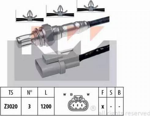 KW 497 552 - Ламбда-сонда vvparts.bg