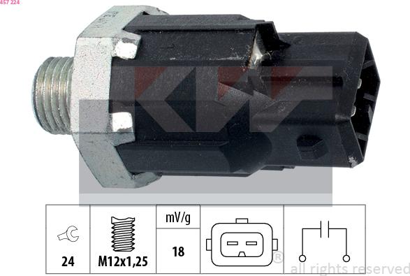 KW 457 224 - Детонационен датчик vvparts.bg