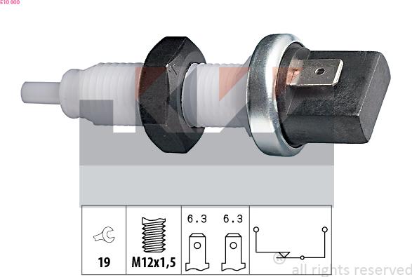 KW 510 000 - Ключ за спирачните светлини vvparts.bg