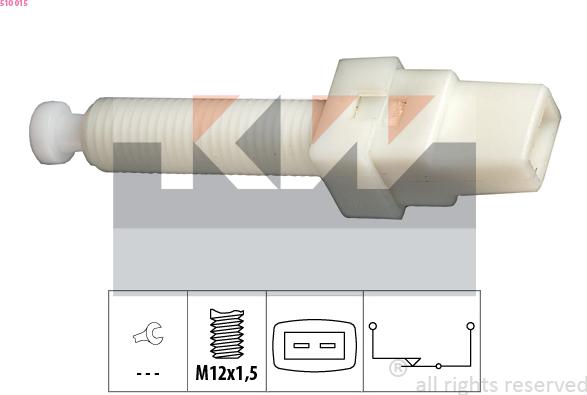 KW 510 015 - Ключ за спирачните светлини vvparts.bg