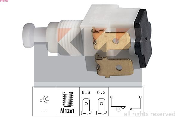 KW 510 010 - Ключ за спирачните светлини vvparts.bg