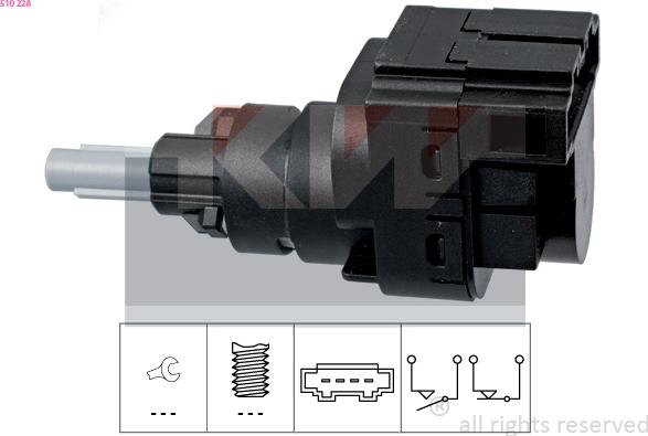 KW 510 228 - Ключ за спирачните светлини vvparts.bg