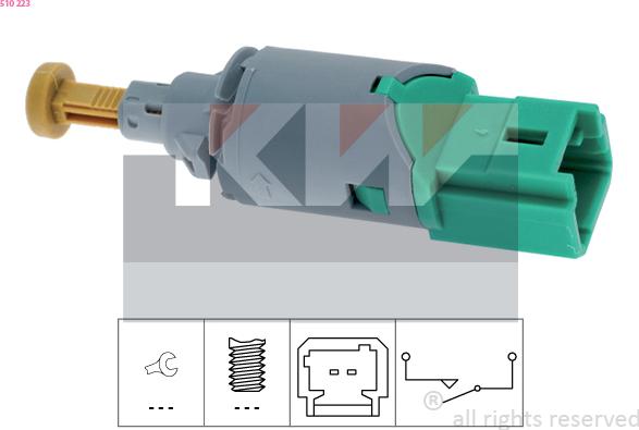 KW 510 223 - Ключ за спирачните светлини vvparts.bg