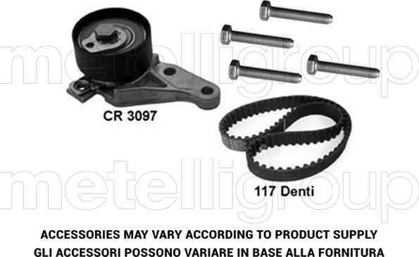 KWP TW072 - Комплект ангренажен ремък vvparts.bg