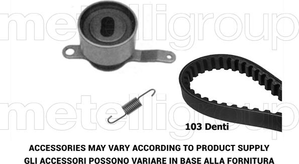 KWP TW150 - Комплект ангренажен ремък vvparts.bg