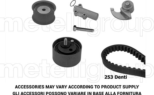 KWP TW178 - Комплект ангренажен ремък vvparts.bg