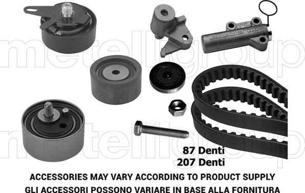 KWP TW263 - Комплект ангренажен ремък vvparts.bg