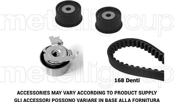 KWP TW208 - Комплект ангренажен ремък vvparts.bg