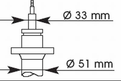 KYB 324016 - Амортисьор vvparts.bg