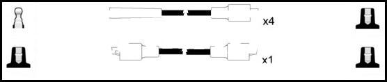 LEMARK HOES947 - Комплект запалителеи кабели vvparts.bg