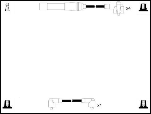 LEMARK HOES916 - Комплект запалителеи кабели vvparts.bg