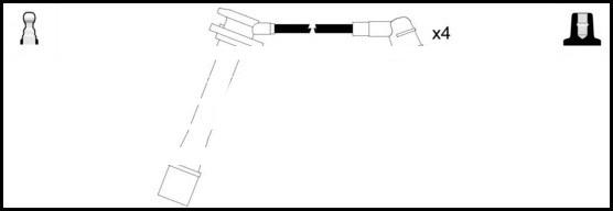 LEMARK HOES978 - Комплект запалителеи кабели vvparts.bg