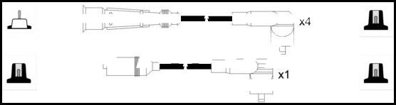 LEMARK HOES884 - Комплект запалителеи кабели vvparts.bg