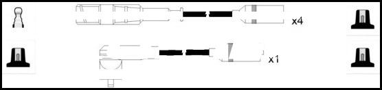 LEMARK HOES508 - Комплект запалителеи кабели vvparts.bg