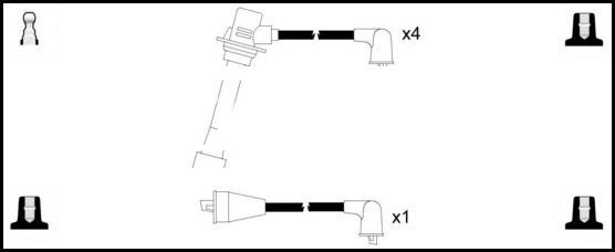 LEMARK HOES699 - Комплект запалителеи кабели vvparts.bg