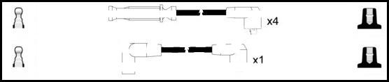 LEMARK HOES191 - Комплект запалителеи кабели vvparts.bg