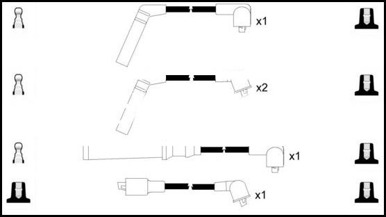 LEMARK HOES141 - Комплект запалителеи кабели vvparts.bg