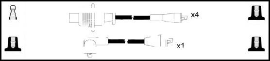 LEMARK HOES157 - Комплект запалителеи кабели vvparts.bg