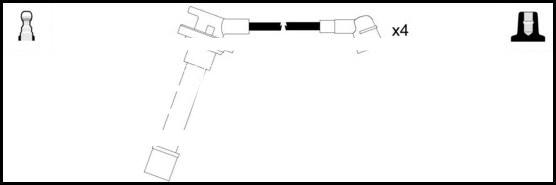 LEMARK HOES109 - Комплект запалителеи кабели vvparts.bg