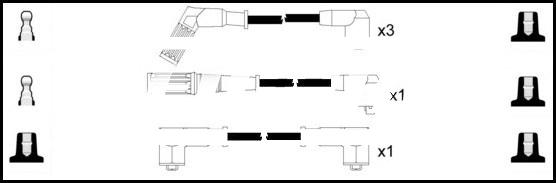 LEMARK HOES1159 - Комплект запалителеи кабели vvparts.bg