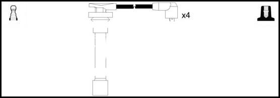 LEMARK HOES1105 - Комплект запалителеи кабели vvparts.bg