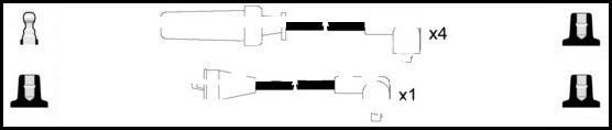 LEMARK HOES189 - Комплект запалителеи кабели vvparts.bg