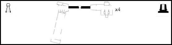 LEMARK HOES1347 - Комплект запалителеи кабели vvparts.bg