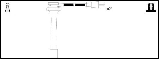 LEMARK HOES1352 - Комплект запалителеи кабели vvparts.bg