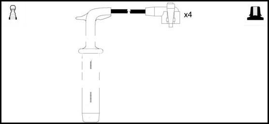 LEMARK HOES1311 - Комплект запалителеи кабели vvparts.bg