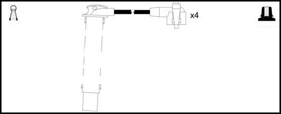 LEMARK HOES1323 - Комплект запалителеи кабели vvparts.bg