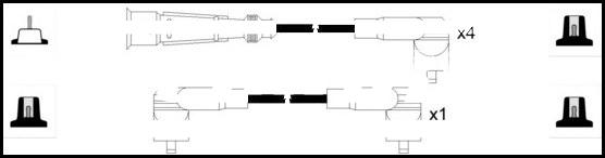 LEMARK HOES223 - Комплект запалителеи кабели vvparts.bg