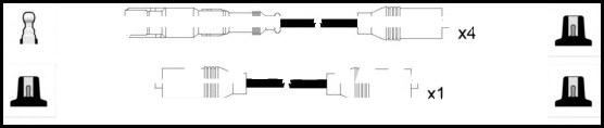 LEMARK HOES1219 - Комплект запалителеи кабели vvparts.bg