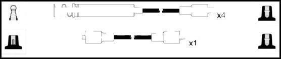 LEMARK HOES1237 - Комплект запалителеи кабели vvparts.bg