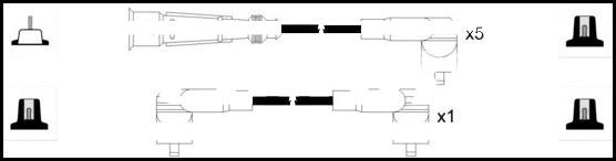 LEMARK HOES669 - Комплект запалителеи кабели vvparts.bg