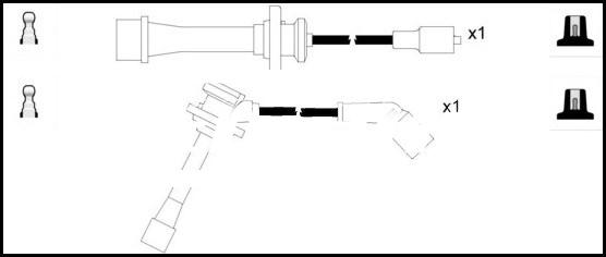 LEMARK HOES1222 - Комплект запалителеи кабели vvparts.bg