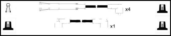 LEMARK HOES817 - Комплект запалителеи кабели vvparts.bg