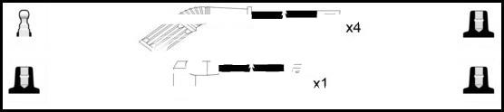 LEMARK HOES391 - Комплект запалителеи кабели vvparts.bg