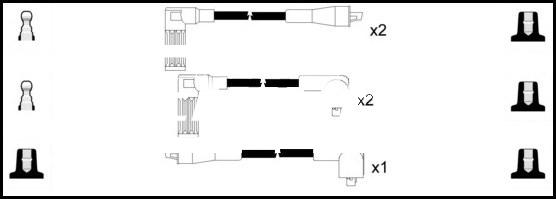 LEMARK HOES226 - Комплект запалителеи кабели vvparts.bg