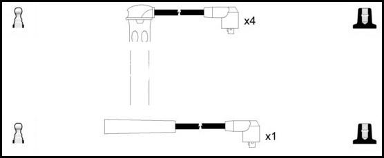 LEMARK HOES270 - Комплект запалителеи кабели vvparts.bg