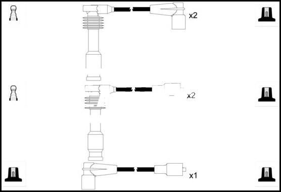 LEMARK HOES769 - Комплект запалителеи кабели vvparts.bg